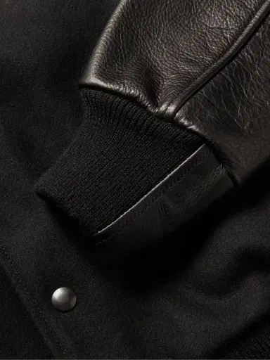 Golden Bear The Albany Wool-Blend and Leather Varsity Jacket - Men | Thumbnail 5