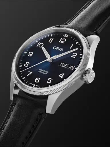 ORIS Big Crown ProPilot Big Day Date Automatic 44mm Stainless Steel and Leather Watch, Ref. No. 01 752 7760 4065-07 5 22 08LC - Men | Thumbnail 4 ORIS Big Crown ProPilot Big Day Date Automatic 44mm Stainless Steel and Leather Watch, Ref. No. 01 752 7760 4065-07 5 22 08LC - Men | Thumbnail 4