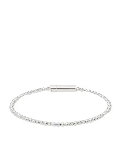 LE GRAMME Le 11 Sterling Silver Beaded Bracelet - Men | Thumbnail 1 LE GRAMME Le 11 Sterling Silver Beaded Bracelet - Men | Thumbnail 1