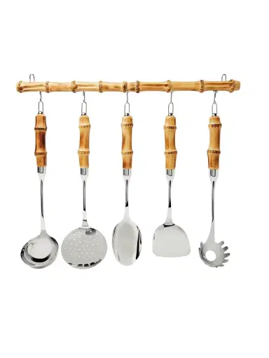 Lorenzi Milano Stainless Steel and Bamboo Cookware Set - Men | Thumbnail 1