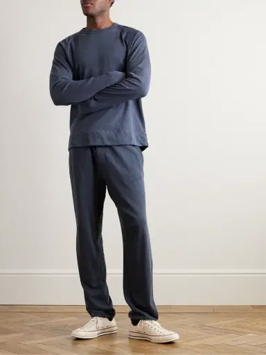 James Perse Straight-Leg Supima Cotton-Jersey Sweatpants - Men | Thumbnail 2 James Perse Straight-Leg Supima Cotton-Jersey Sweatpants - Men | Thumbnail 2