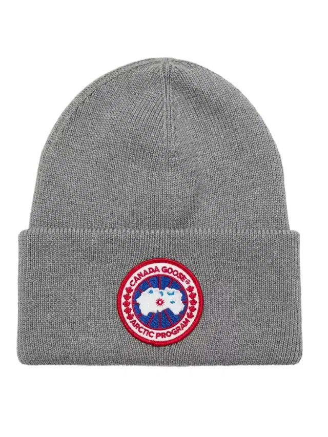 Canada Goose Logo-Appliquéd Merino Wool Beanie - Men