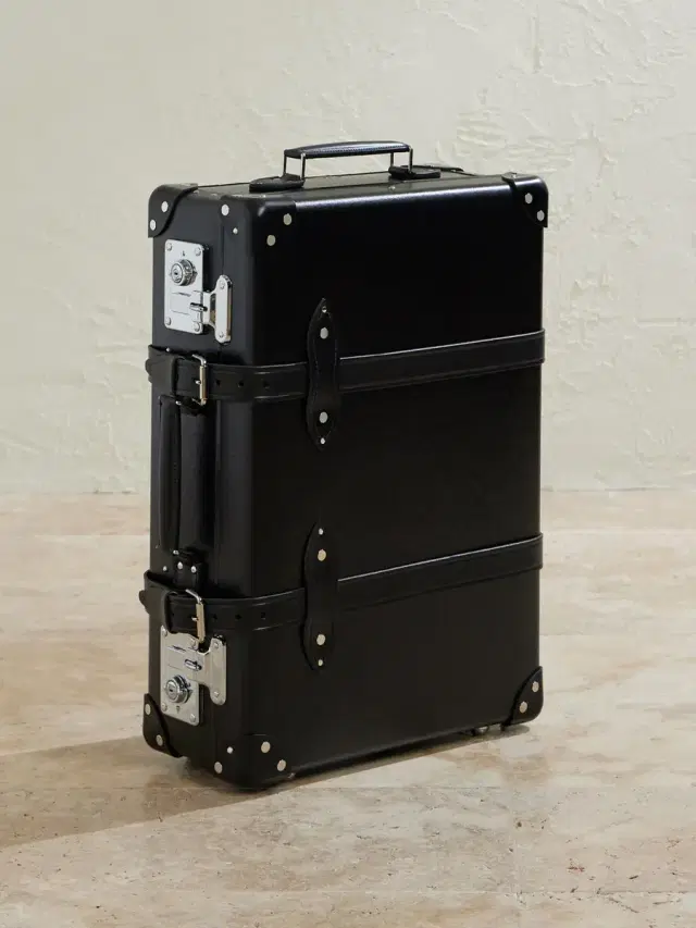Centenary 20" Leather-Trimmed Carry-On Suitcase - Men