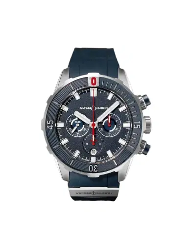 Ulysse Nardin Diver Automatic Chronograph Titanium Watch, Ref. 1503-170-3/93 - Men | Thumbnail 1 Ulysse Nardin Diver Automatic Chronograph Titanium Watch, Ref. 1503-170-3/93 - Men | Thumbnail 1