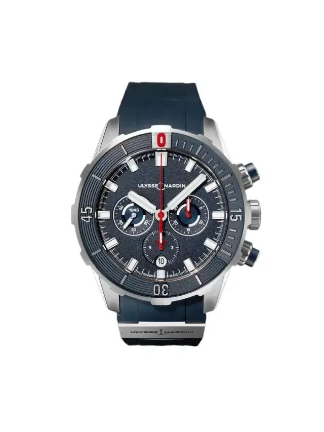 Ulysse Nardin Diver Automatic Chronograph Titanium Watch, Ref. 1503-170-3/93 - Men