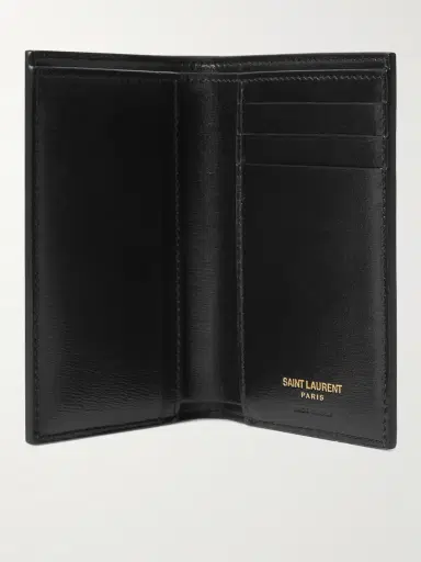 Saint Laurent Logo-Appliquéd Leather Billfold Wallet - Men | Thumbnail 4 Saint Laurent Logo-Appliquéd Leather Billfold Wallet - Men | Thumbnail 4