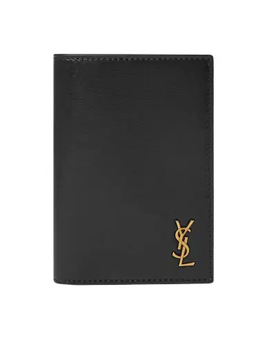 Saint Laurent Logo-Appliquéd Leather Billfold Wallet - Men | Thumbnail 1 Saint Laurent Logo-Appliquéd Leather Billfold Wallet - Men | Thumbnail 1