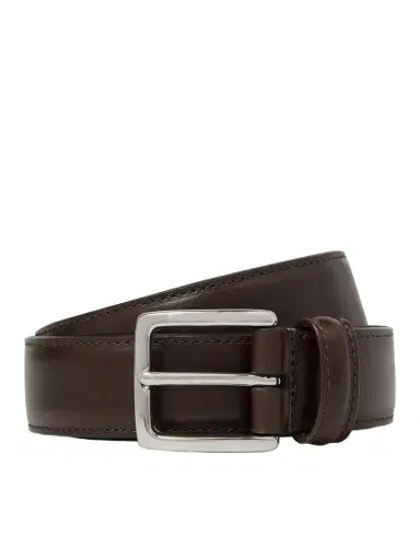 Anderson's 3cm Dark-Brown Leather Belt - Men | Thumbnail 1 Anderson's 3cm Dark-Brown Leather Belt - Men | Thumbnail 1