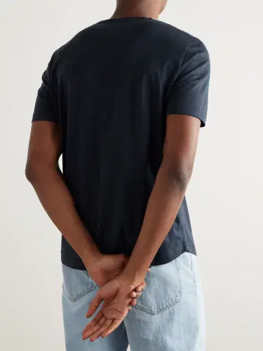 Loro Piana Slim-Fit Silk and Cotton-Blend Jersey T-Shirt - Men | Thumbnail 4