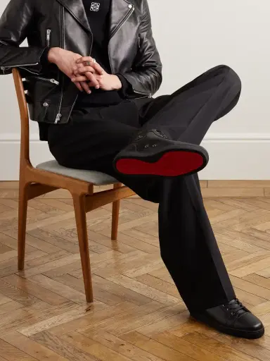 Christian Louboutin Louis Leather High-Top Sneakers - Men | Thumbnail 2 Christian Louboutin Louis Leather High-Top Sneakers - Men | Thumbnail 2