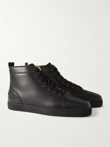 Christian Louboutin Louis Leather High-Top Sneakers - Men | Thumbnail 4 Christian Louboutin Louis Leather High-Top Sneakers - Men | Thumbnail 4