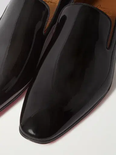 Christian Louboutin Dandelion Grosgrain-Trimmed Patent-Leather Loafers - Men | Thumbnail 6 Christian Louboutin Dandelion Grosgrain-Trimmed Patent-Leather Loafers - Men | Thumbnail 6