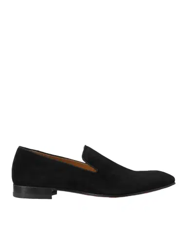Christian Louboutin Dandelion Grosgrain-Trimmed Suede Loafers - Men | Thumbnail 1