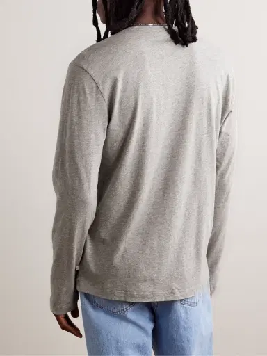 James Perse Combed Cotton-Jersey T-Shirt - Men | Thumbnail 3 James Perse Combed Cotton-Jersey T-Shirt - Men | Thumbnail 3