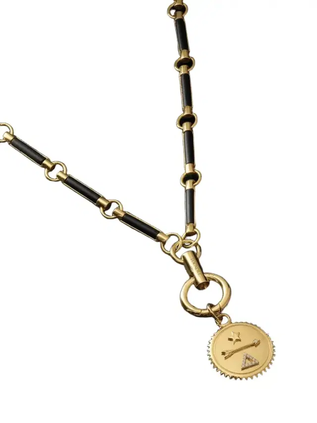 Dream 18-Karat Gold, Diamond and Onyx Necklace - Men