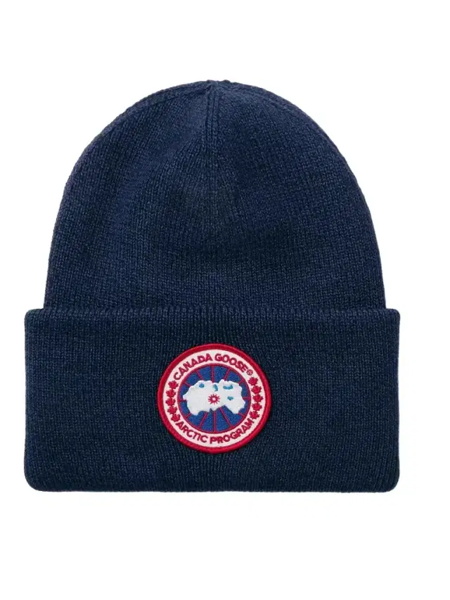 Canada Goose Logo-Appliquéd Merino Wool Beanie - Men