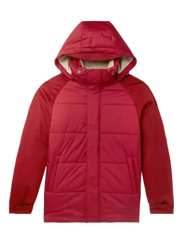 Loro Piana Storm System Quilted Baby Cashmere and Shell Hooded Jacket - Men
