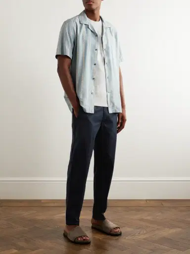 Folk Tapered Cotton-Twill Drawstring Trousers - Men | Thumbnail 2 Folk Tapered Cotton-Twill Drawstring Trousers - Men | Thumbnail 2