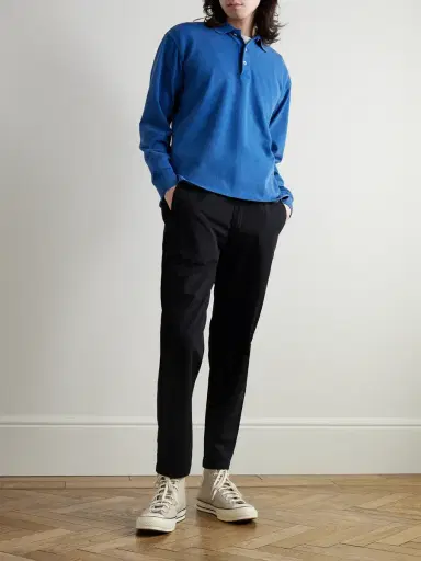Folk Tapered Cotton-Twill Drawstring Trousers - Men | Thumbnail 2 Folk Tapered Cotton-Twill Drawstring Trousers - Men | Thumbnail 2