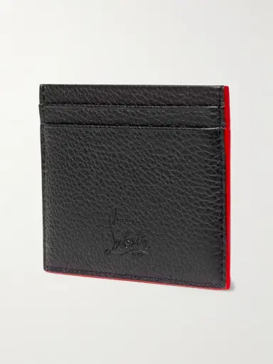 Christian Louboutin Studded Full-Grain Leather Cardholder - Men | Thumbnail 2 Christian Louboutin Studded Full-Grain Leather Cardholder - Men | Thumbnail 2