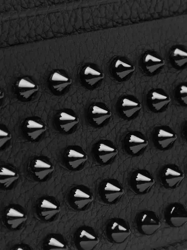 Christian Louboutin Studded Full-Grain Leather Cardholder - Men | Thumbnail 3 Christian Louboutin Studded Full-Grain Leather Cardholder - Men | Thumbnail 3