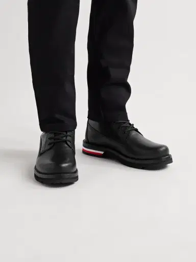 Moncler Vancouver Striped Leather Hiking Boots - Men | Thumbnail 3 Moncler Vancouver Striped Leather Hiking Boots - Men | Thumbnail 3