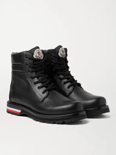Moncler Vancouver Striped Leather Hiking Boots - Men | Thumbnail 4 Moncler Vancouver Striped Leather Hiking Boots - Men | Thumbnail 4