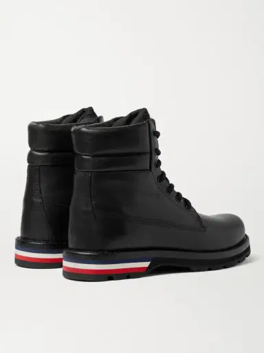 Moncler Vancouver Striped Leather Hiking Boots - Men | Thumbnail 5 Moncler Vancouver Striped Leather Hiking Boots - Men | Thumbnail 5