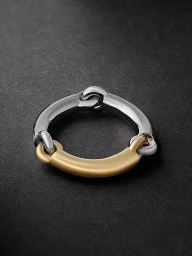 MAOR The Solstice 18-Karat White and Yellow Gold Ring - Men | Thumbnail 3 MAOR The Solstice 18-Karat White and Yellow Gold Ring - Men | Thumbnail 3