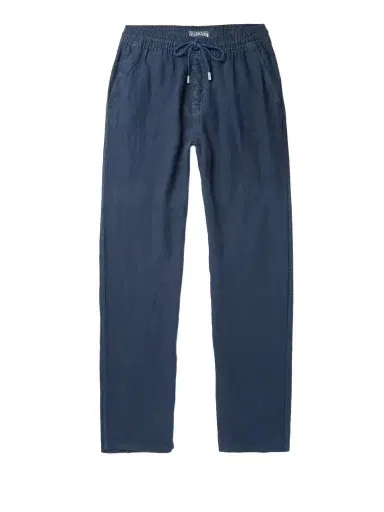 Vilebrequin Pacha Wide-Leg Linen Drawstring Trousers - Men | Thumbnail 1 Vilebrequin Pacha Wide-Leg Linen Drawstring Trousers - Men | Thumbnail 1