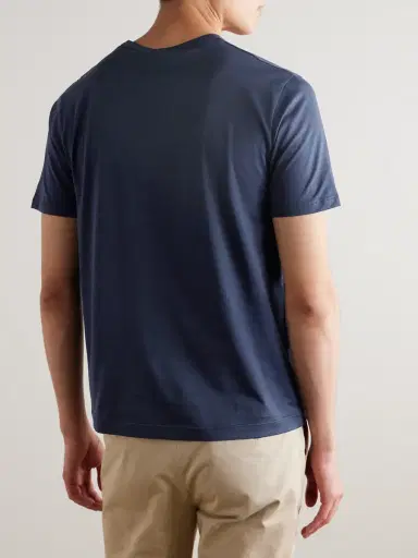 Sunspel Pima Cotton-Jersey T-Shirt - Men | Thumbnail 4