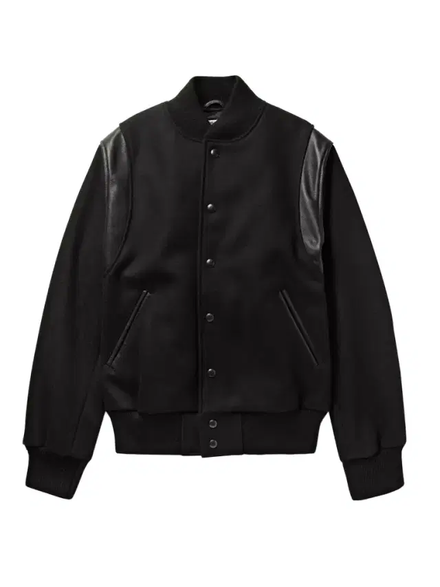 Golden Bear Hayes Leather-Panelled Melton Virgin Wool-Blend Varsity Jacket - Men