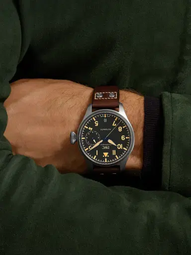 IWC SCHAFFHAUSEN Big Pilot's Heritage Automatic Titanium Watch, Ref. IW501004 - Men | Thumbnail 2