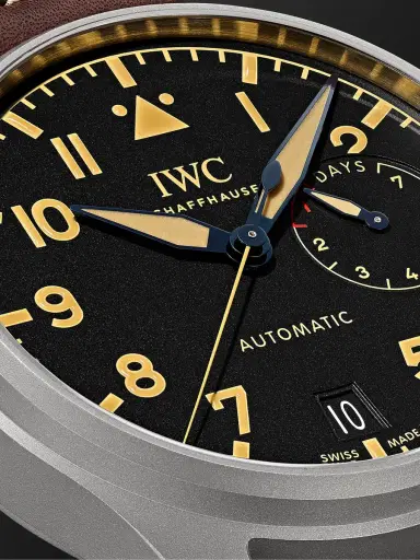 IWC SCHAFFHAUSEN Big Pilot's Heritage Automatic Titanium Watch, Ref. IW501004 - Men | Thumbnail 6