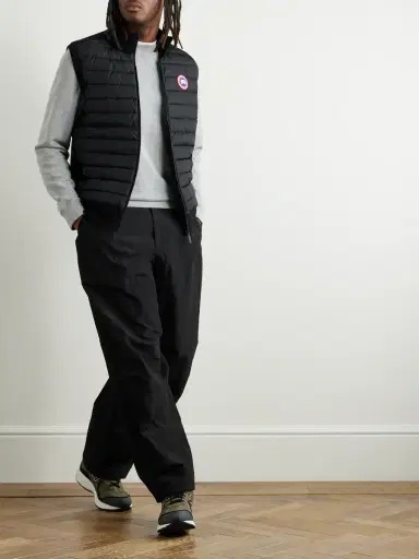 Canada Goose HyBridge Slim-Fit Merino Wool and Quilted Nylon Down Gilet - Men | Thumbnail 2 Canada Goose HyBridge Slim-Fit Merino Wool and Quilted Nylon Down Gilet - Men | Thumbnail 2