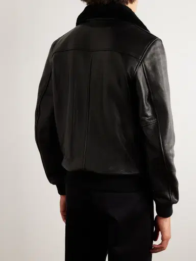 Golden Bear The Carter Shearling Bomber Jacket - Men | Thumbnail 3 Golden Bear The Carter Shearling Bomber Jacket - Men | Thumbnail 3