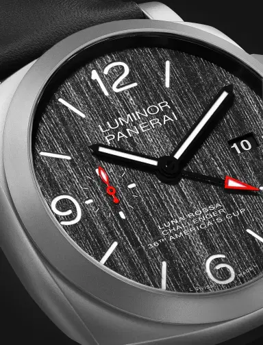 Panerai Luminor Luna Rossa GMT Automatic Titanium Watch, Ref. PAM01036 - Men | Thumbnail 6