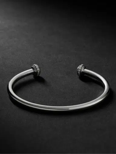 Piaget Possession 18-Karat White Gold Diamond Cuff - Men | Thumbnail 3