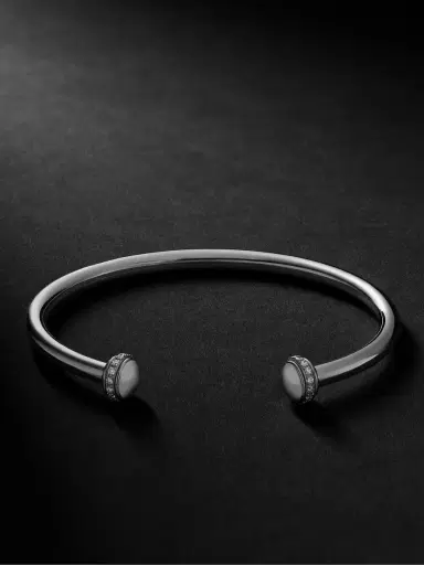 Piaget Possession 18-Karat White Gold Diamond Cuff - Men | Thumbnail 1