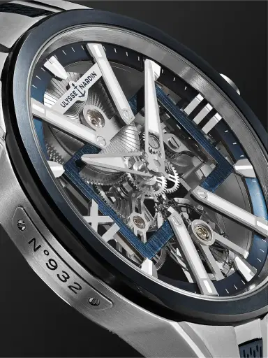 Ulysse Nardin Skeleton X Hand-Wound Titanium Watch - Men | Thumbnail 6 Ulysse Nardin Skeleton X Hand-Wound Titanium Watch - Men | Thumbnail 6
