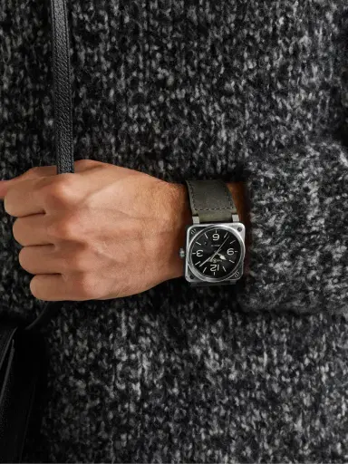 Bell & Ross BR 03-92 Grey Lum Automatic Stainless Steel Watch, Ref. BR0392-GC3-ST/SCA - Men | Thumbnail 2