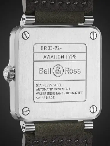 Bell & Ross BR 03-92 Grey Lum Automatic Stainless Steel Watch, Ref. BR0392-GC3-ST/SCA - Men | Thumbnail 4