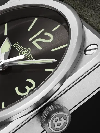 Bell & Ross BR 03-92 Grey Lum Automatic Stainless Steel Watch, Ref. BR0392-GC3-ST/SCA - Men | Thumbnail 5
