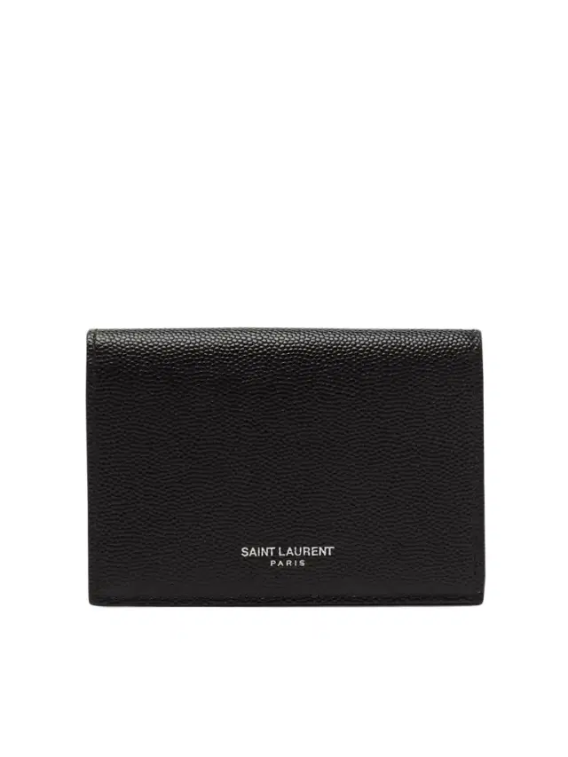Pebble-Grain Leather Billfold Wallet - Men