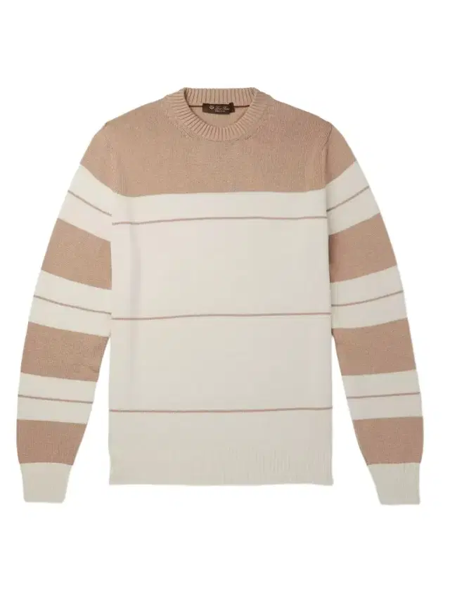 Loro Piana Striped Cotton and Silk-Blend Sweater - Men