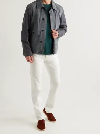 Loro Piana Slim-Fit Silk and Cotton-Blend Jersey T-Shirt - Men | Thumbnail 2
