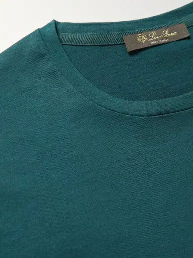 Loro Piana Slim-Fit Silk and Cotton-Blend Jersey T-Shirt - Men | Thumbnail 5