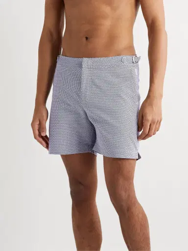 Orlebar Brown Bulldog X Fenella Slim-Fit Mid-Length Jacquard Swim Shorts - Men | Thumbnail 2 Orlebar Brown Bulldog X Fenella Slim-Fit Mid-Length Jacquard Swim Shorts - Men | Thumbnail 2