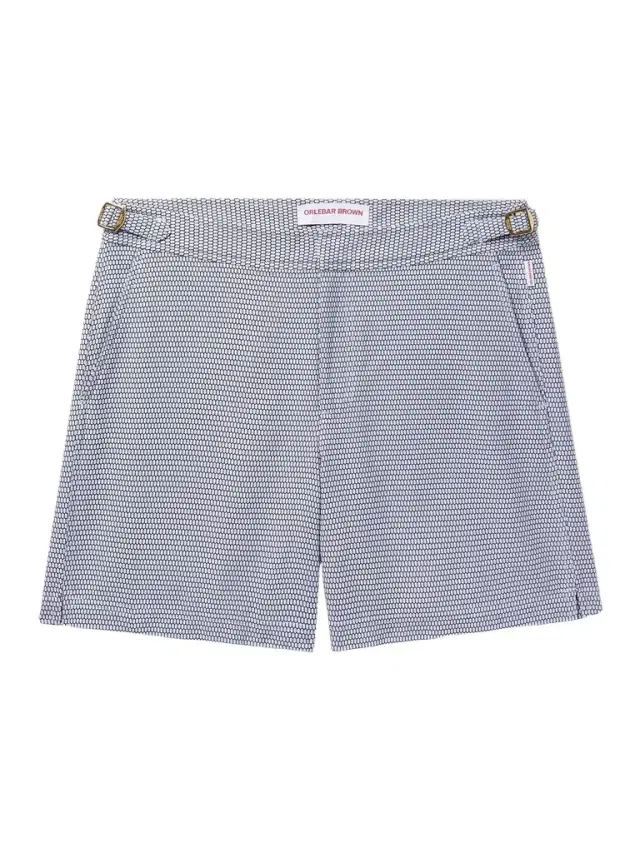 Orlebar Brown Bulldog X Fenella Slim-Fit Mid-Length Jacquard Swim Shorts - Men