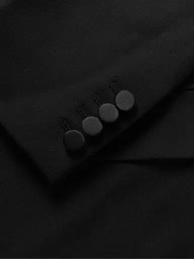 Saint Laurent Slim-Fit Satin-Trimmed Wool Blazer - Men | Thumbnail 5 Saint Laurent Slim-Fit Satin-Trimmed Wool Blazer - Men | Thumbnail 5